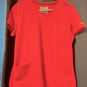 Sketchers Scrubs size M in bright Melon/Mango.